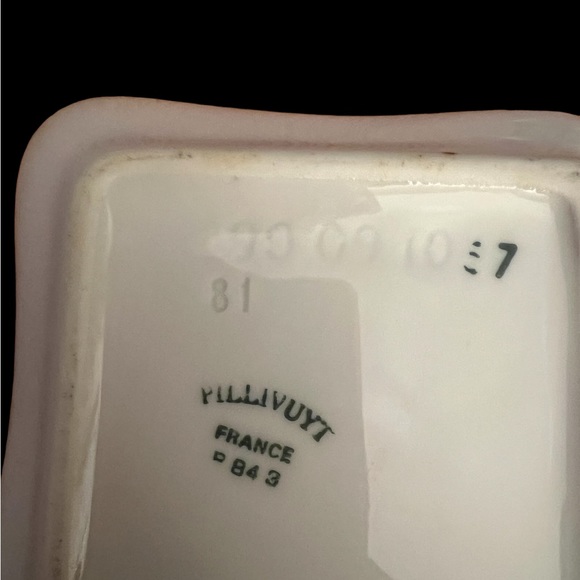 VINTAGE PORCELAIN PILLIVUYT FRANCE “HOTEL GEORGE V” ASHTRAY - Picture 4 of 4